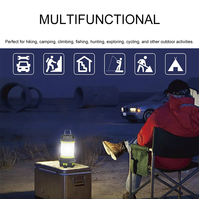 Multifunctional LED Camping Light Powerful Waterproof T6 LED Flashlight