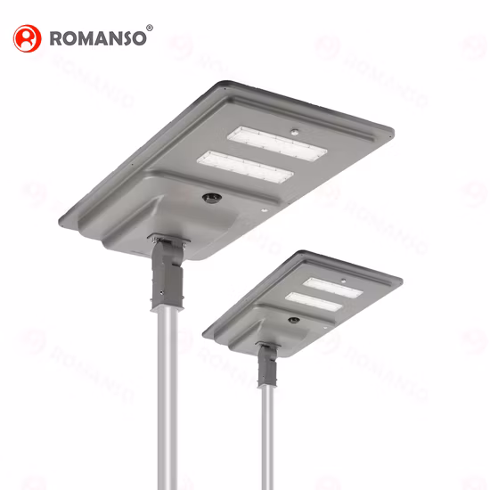 Lampione stradale solare LED ad alta luminosità Romanso 10W 20W 30W 40W 50W 60W 80W 100W 120W Luce solare impermeabile IP66 LED
